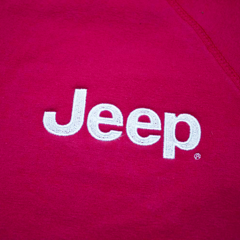 Ladies Jeep® Text Embroidered Fleece Jacket - Multiple Colors-FINAL SALE