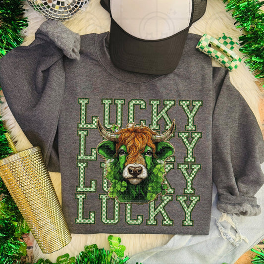 LUCKY COW SWEATSHIRT