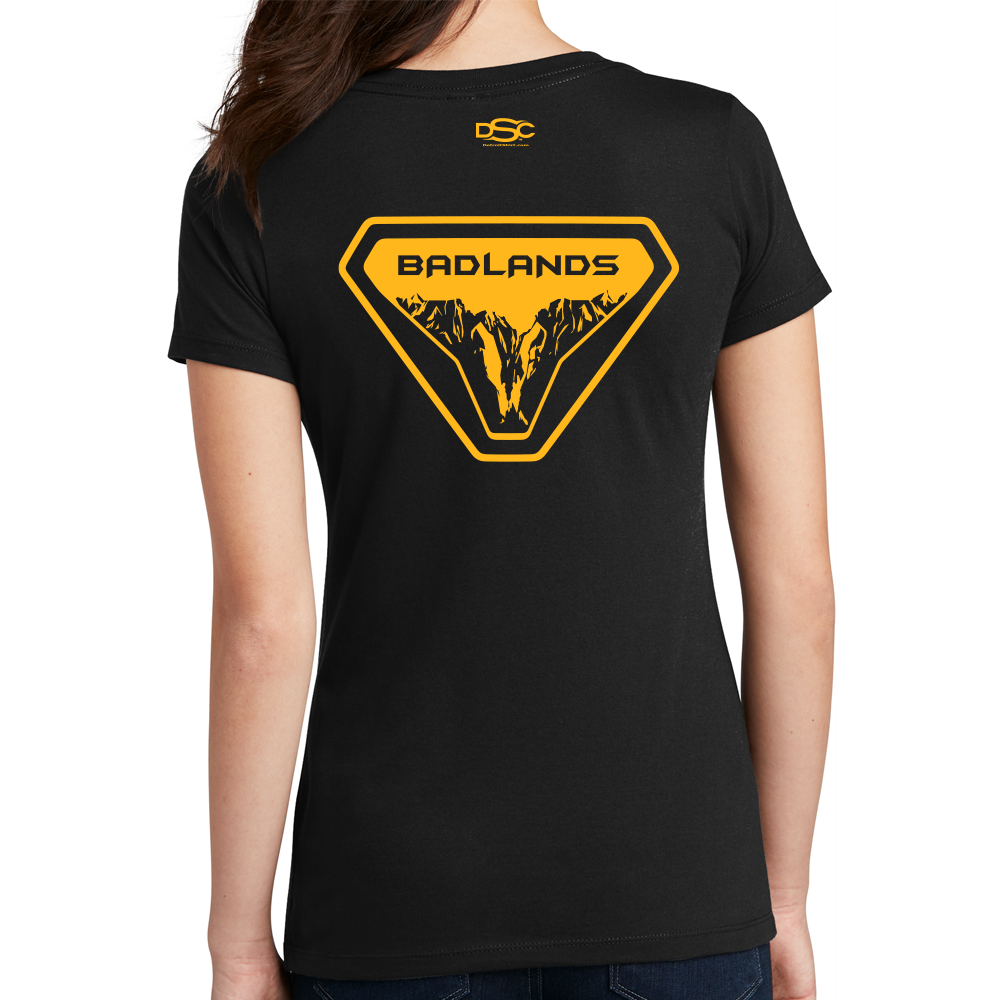 Ladies Ford Bronco Badlands V-Neck - Black