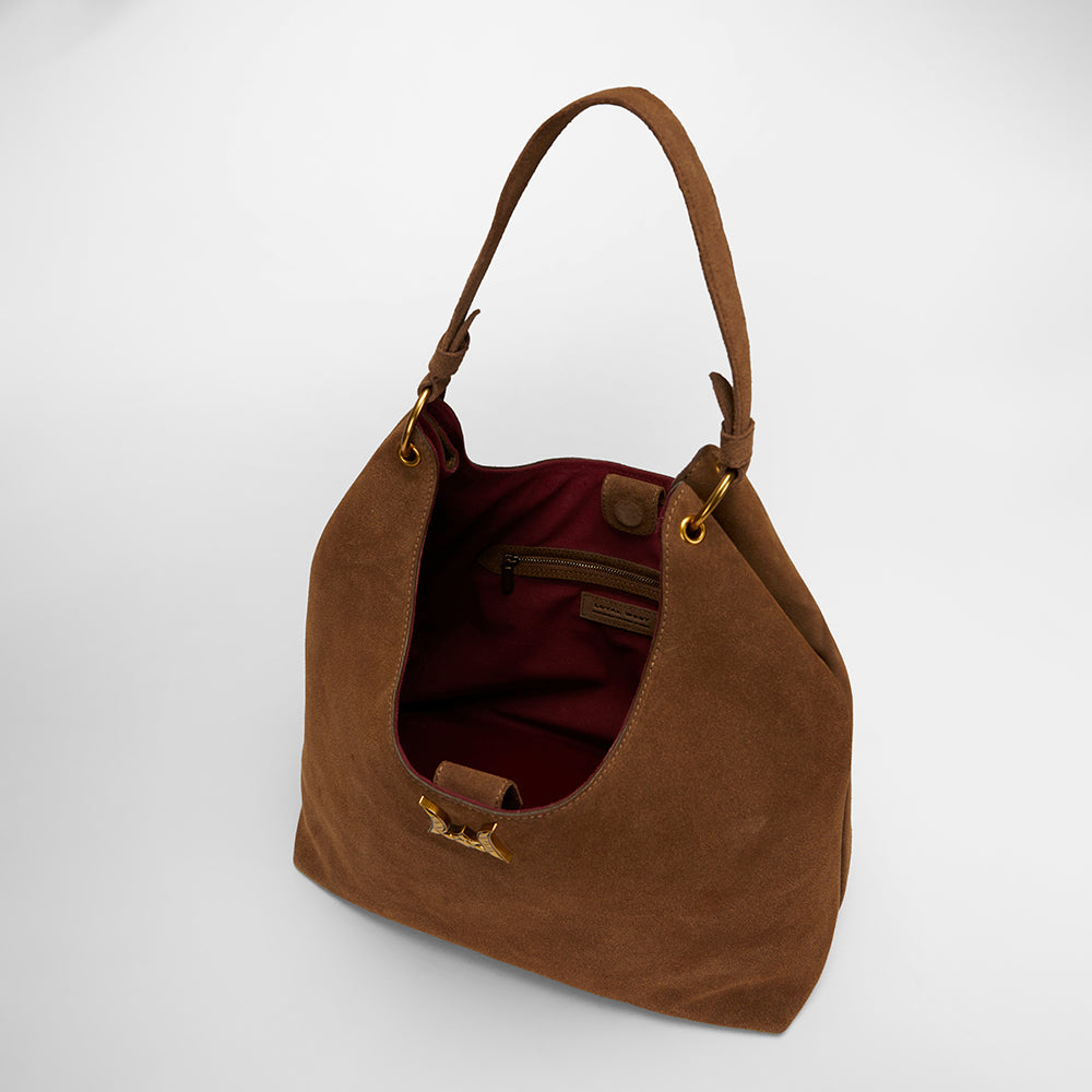 Loyal West LW LARGE PURSE - IN SUEDE LEATHER