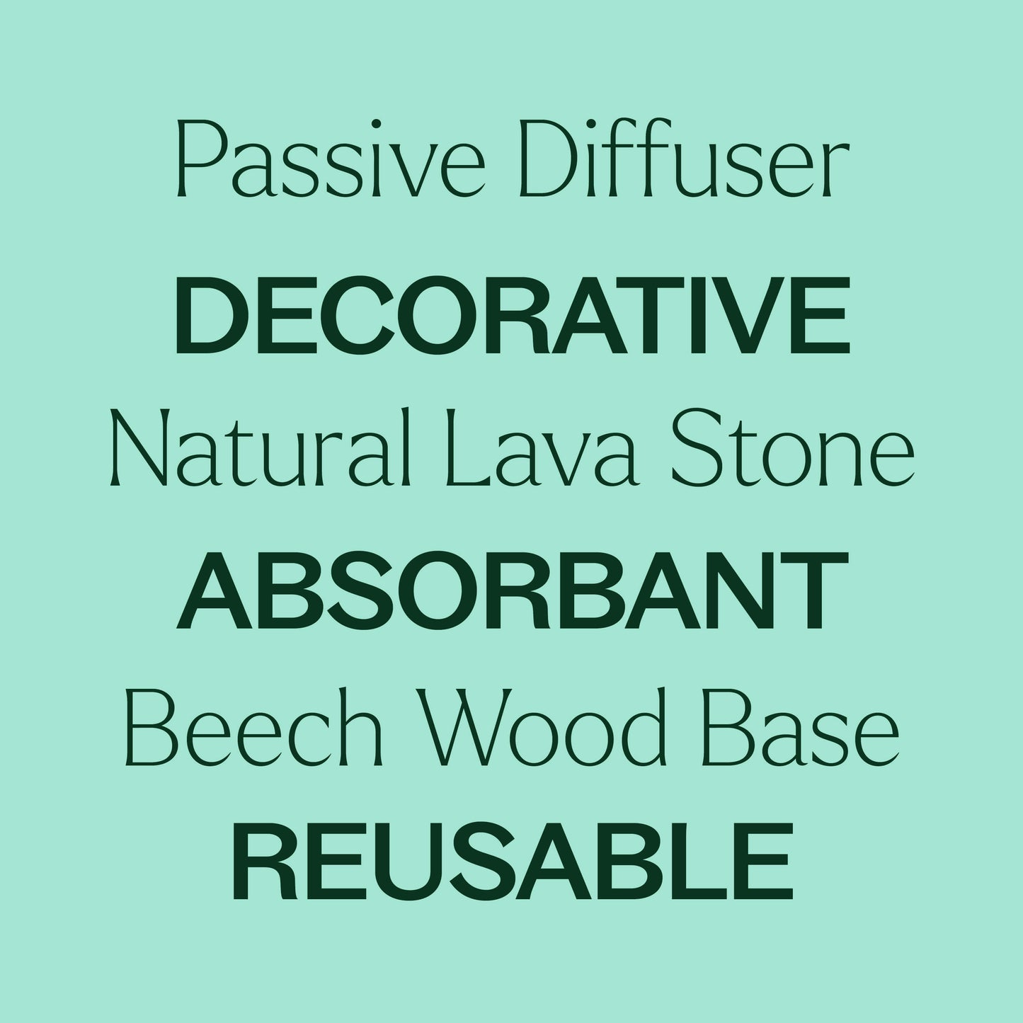 Lava Rock Passive Diffuser