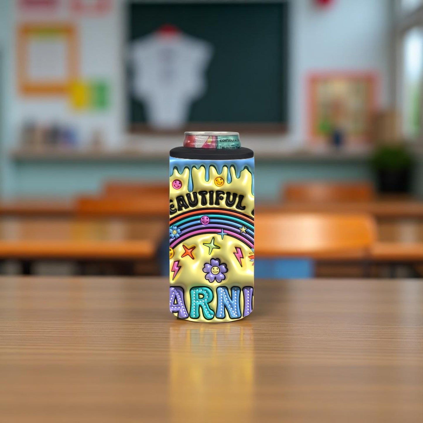 Beautiful Day for Learning 4-in-1 Can Cooler Cup
