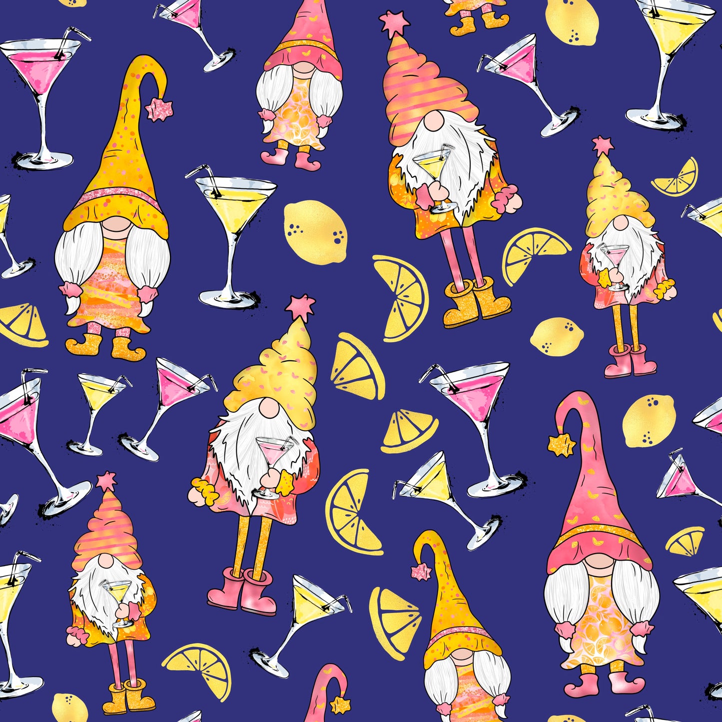 Lemonade Gnomes Capris