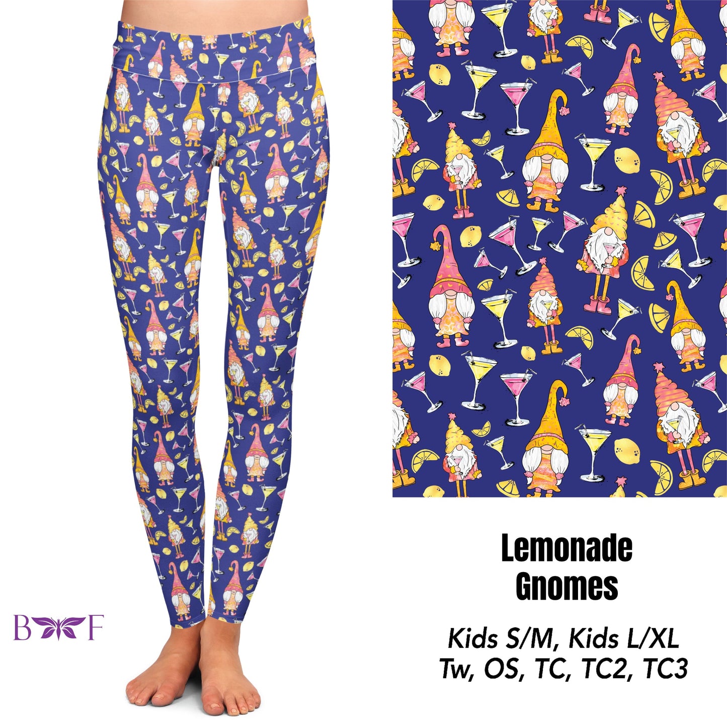 Lemonade Gnomes Capris