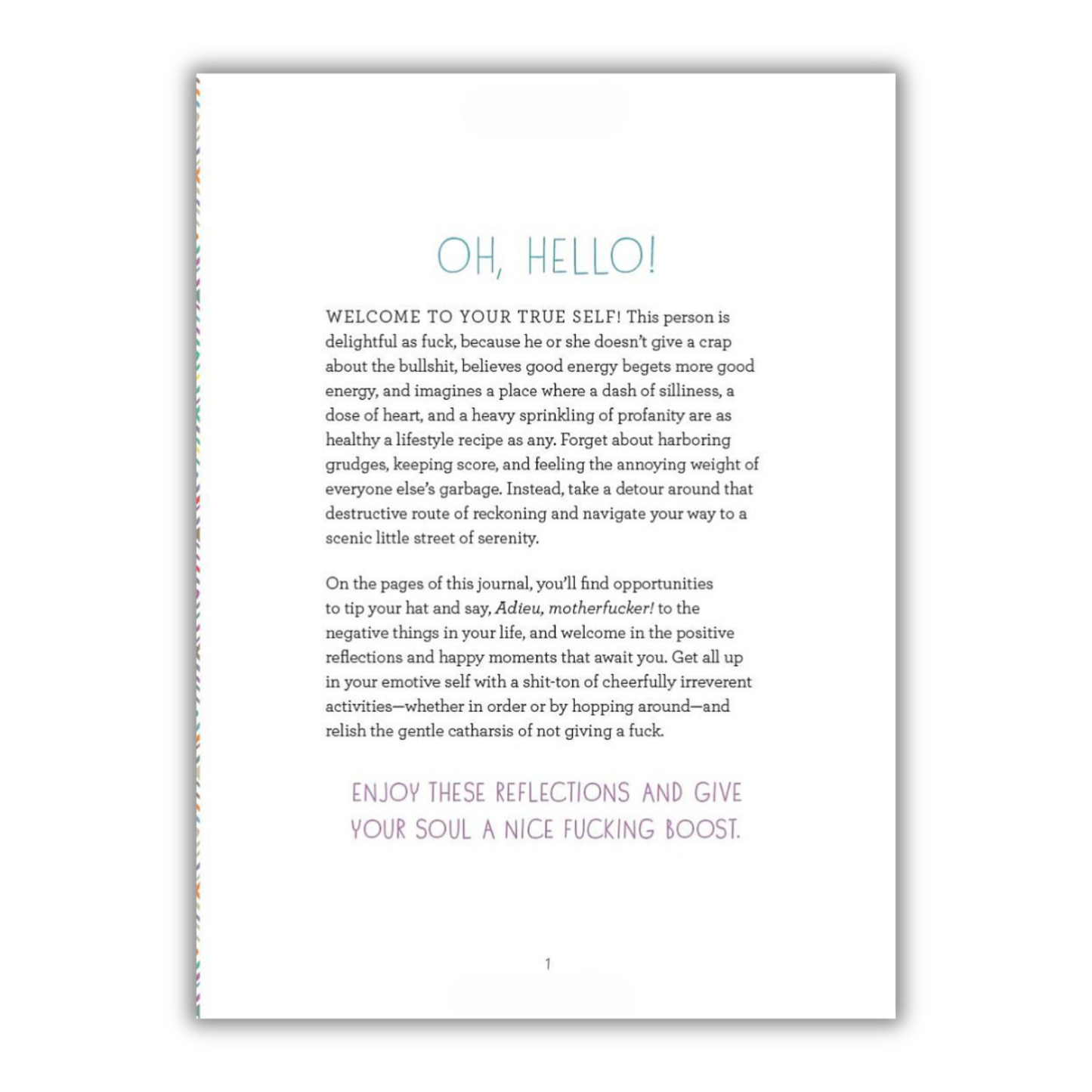 Let That Sh*t Go: A Journal for Leaving Your Bullsh*t Behind and Creating a Happy Life (Spiral Bound)