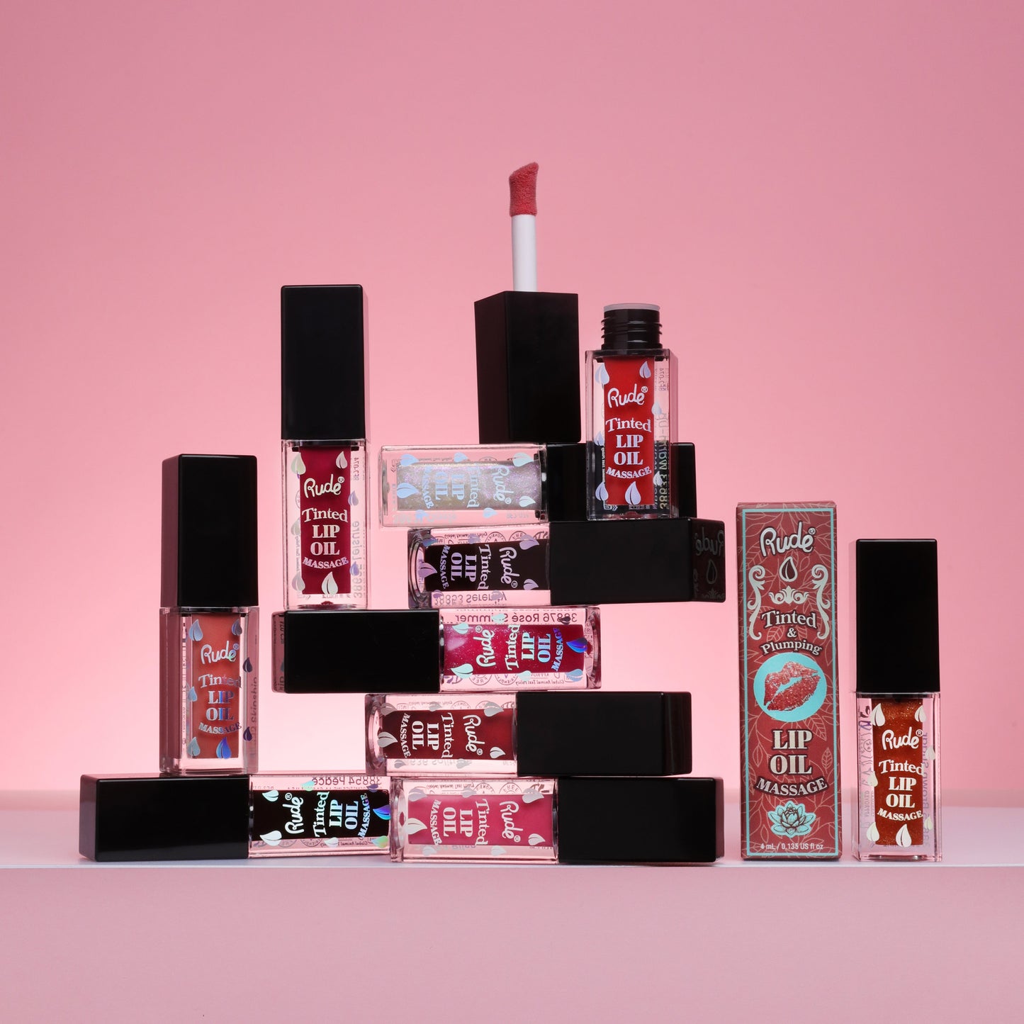 Lip Oil Massage Tinted & Plumping Lip Oil
