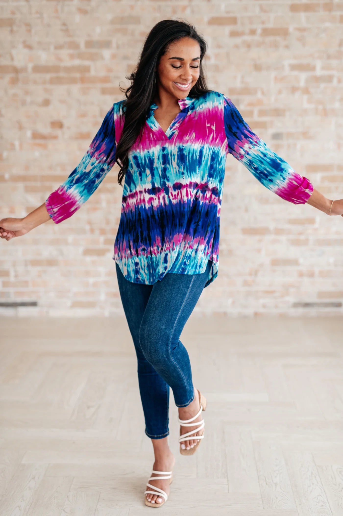 Dear Scarlett Tie Dye Top (S)