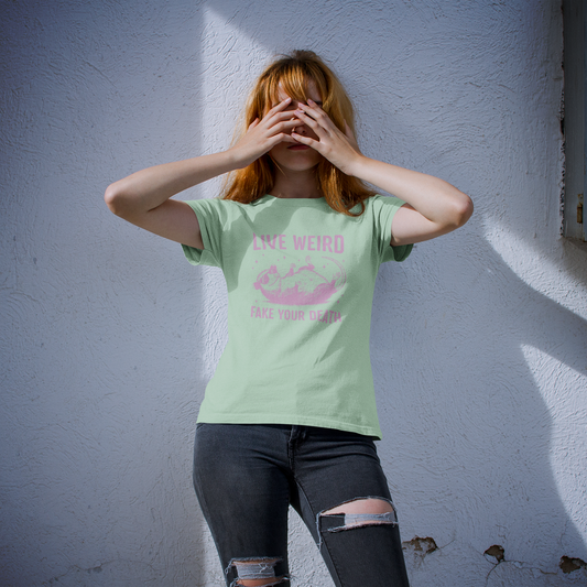 Live Weird, Play Possum Graphic Tee