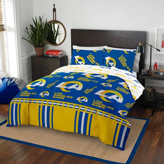 Los Angeles Rams Bed in Bag Comforter Set-Assorted Size
