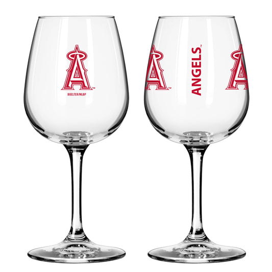 Los Angeles Angels of Anaheim Gameday Wine Glass 2 Pack