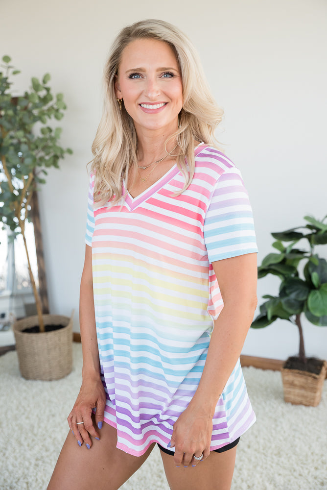 (Copy) Sherbert Rainbow Top