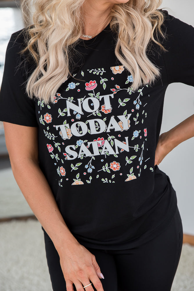 Not Today Satan Graphic Tee