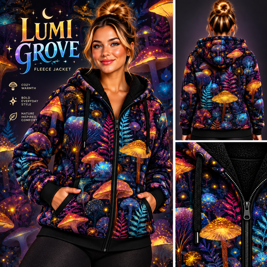 Lumi Grove-FLEECE LINED HOODED JACKET-PREORDER CLOSING 11/9, ETA LATE JAN.