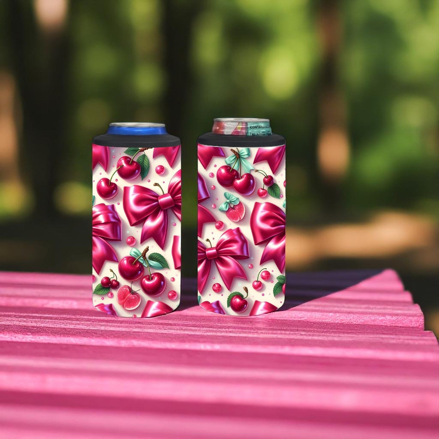 Cherry Luxe 4-in-1 Can Cooler Cup