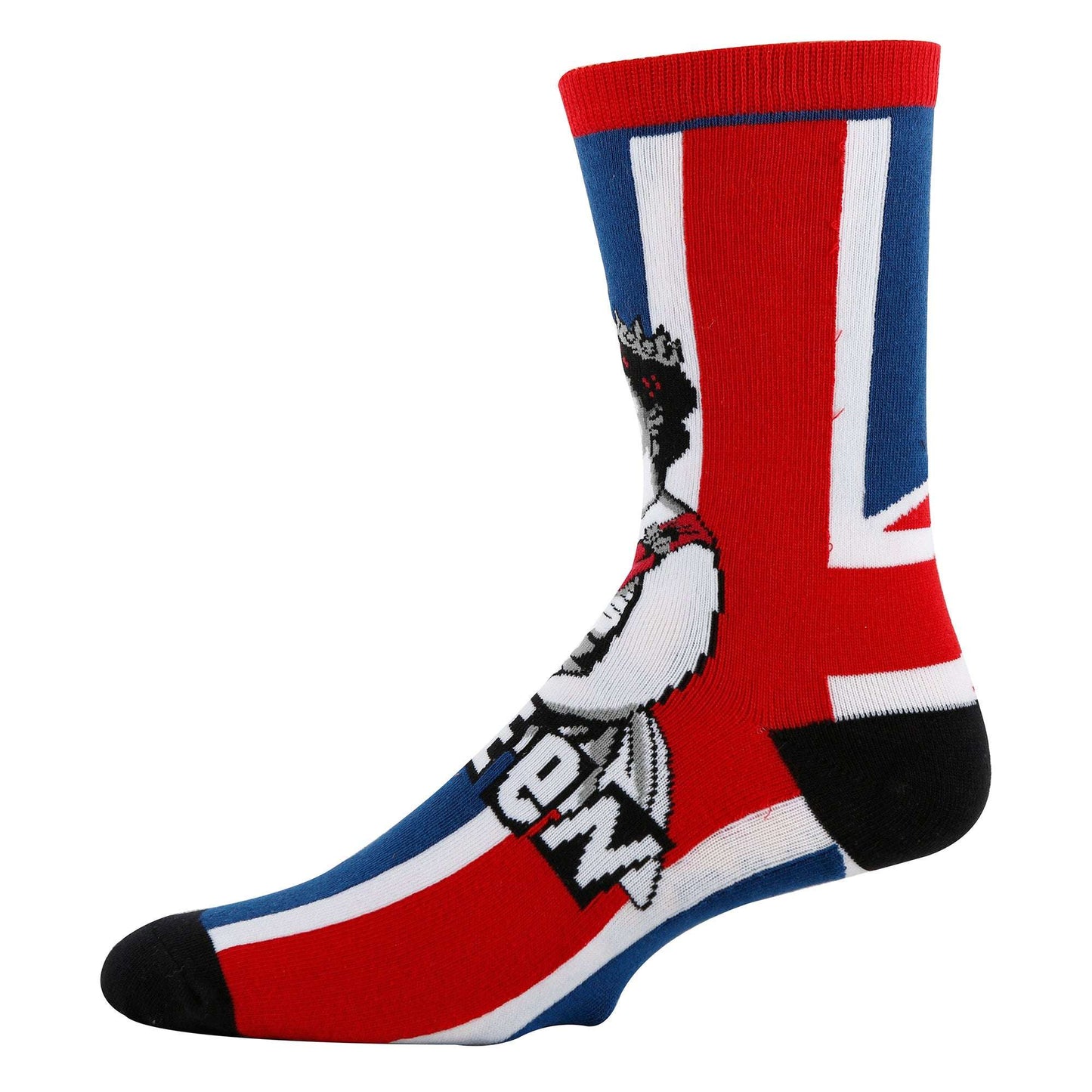 Queen E BLK Socks