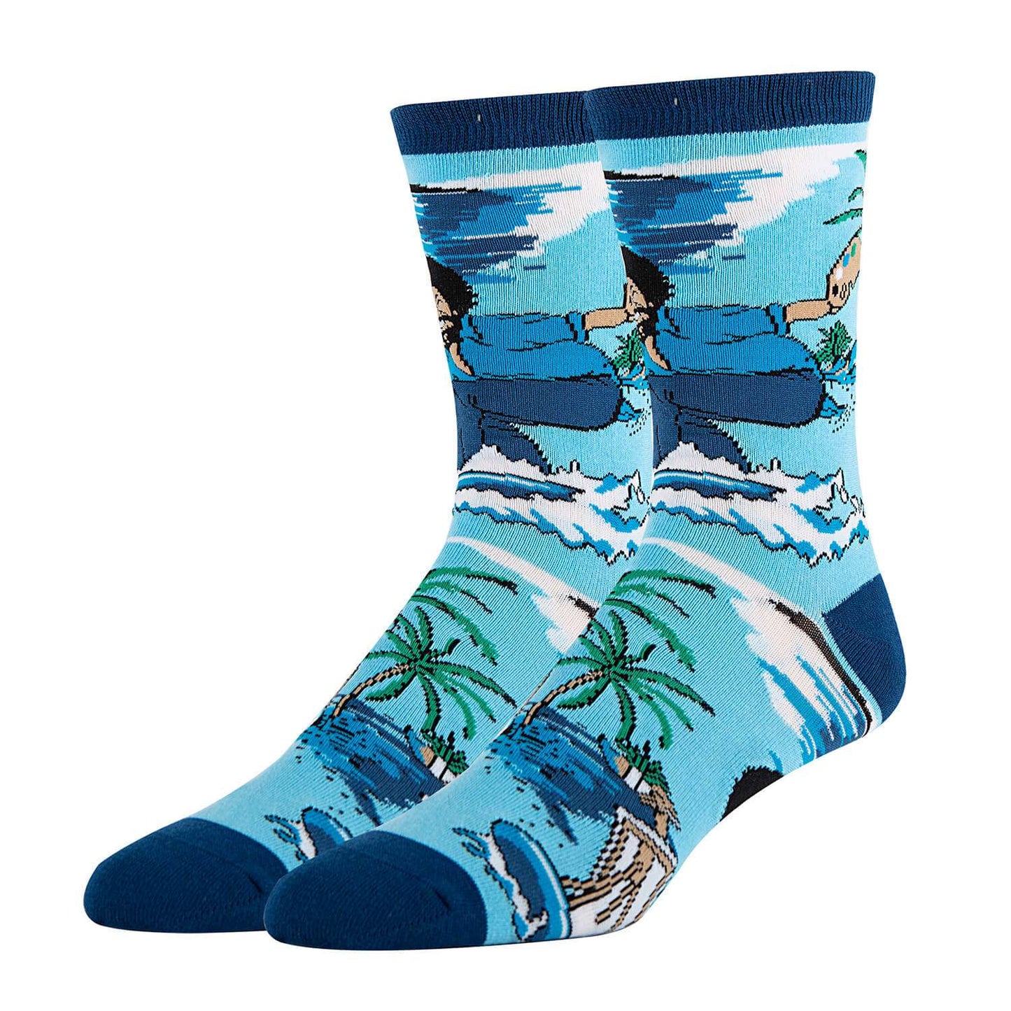 Bob Ross Waves Socks