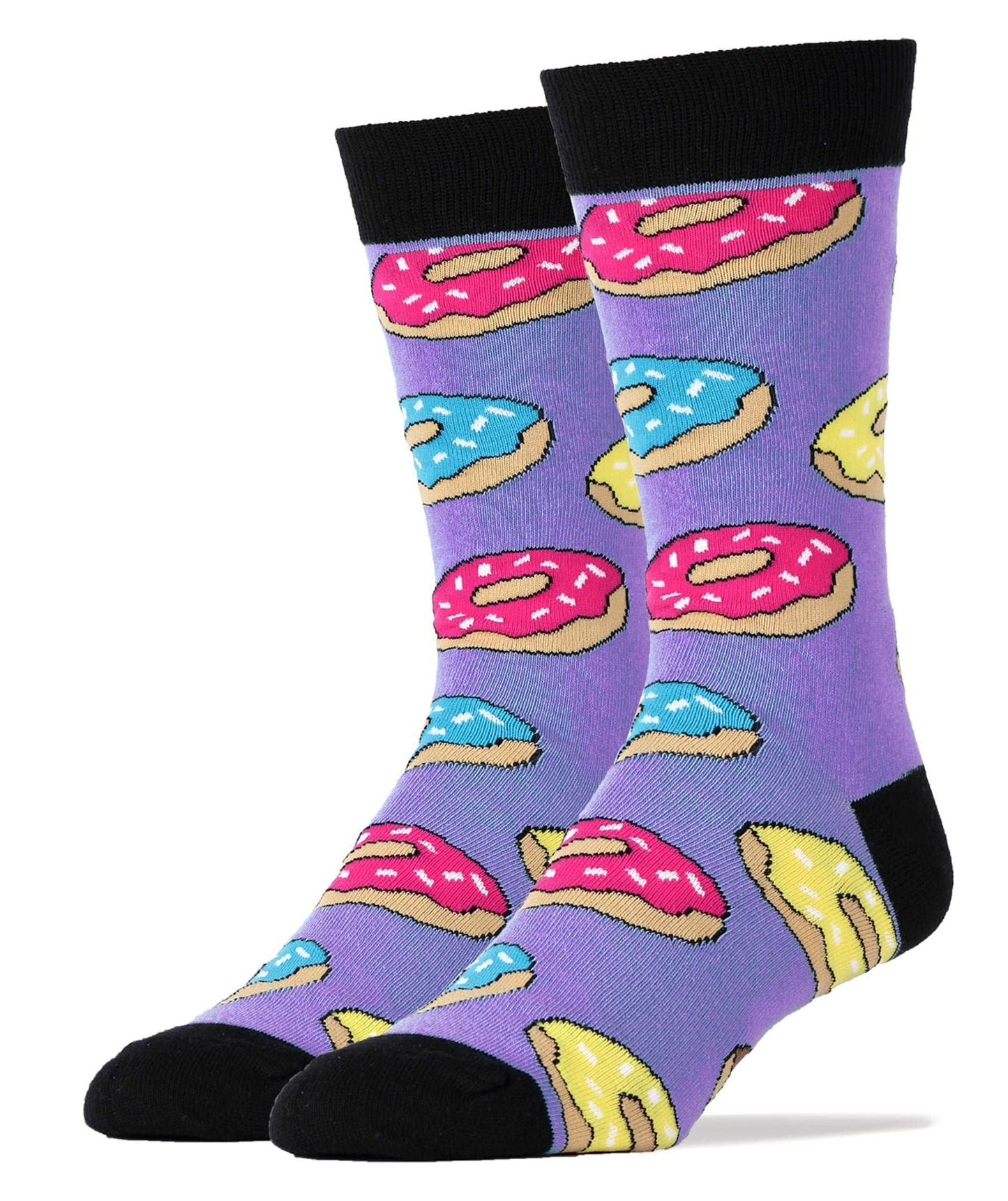 Men's  Donut Magic Purple Socks