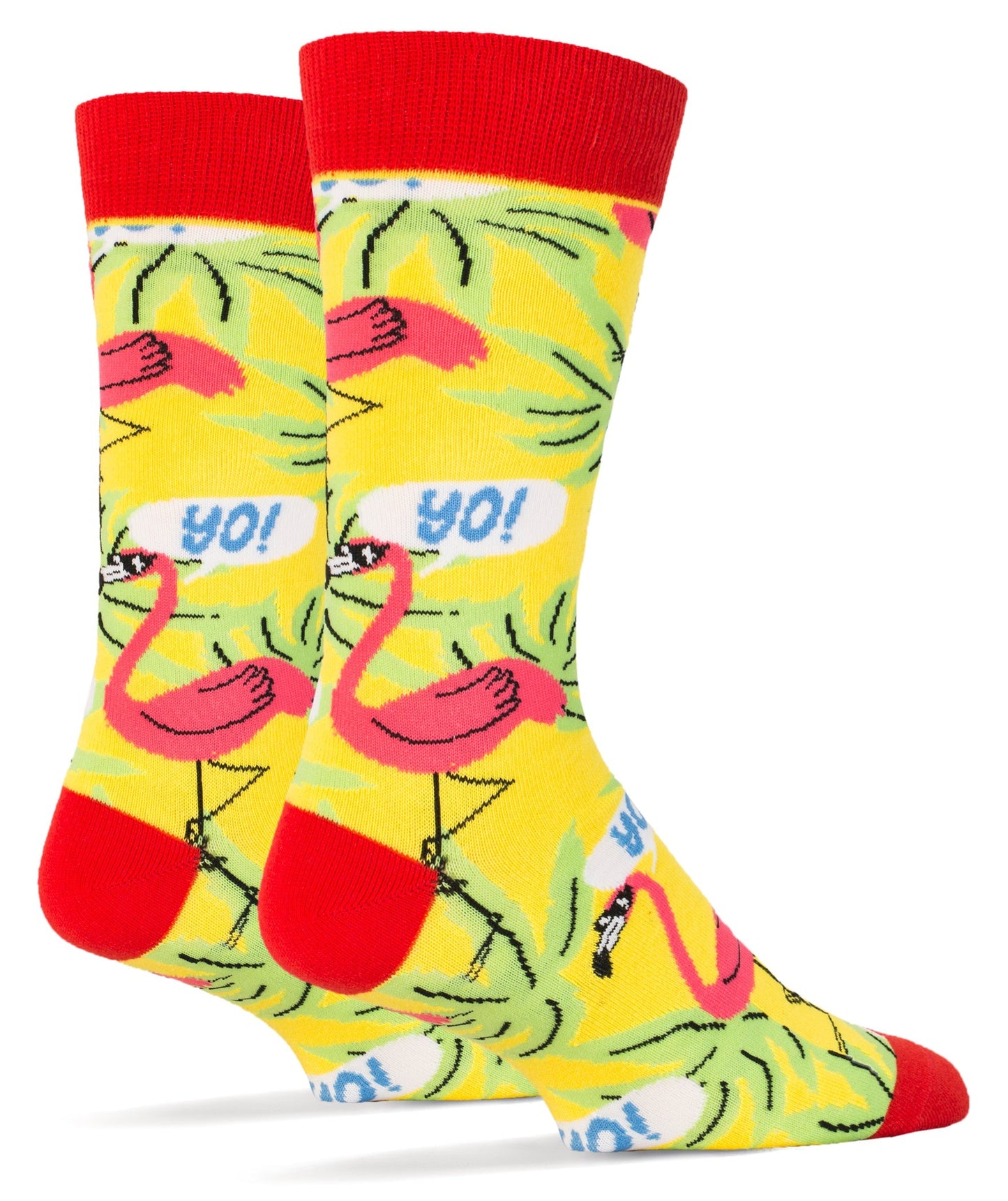 Men's  Pink Flamingos Socks