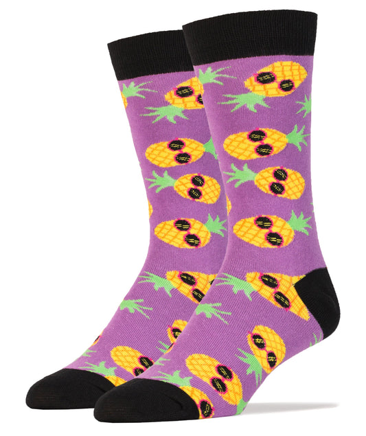 Men's  Pineapple Dude Socks