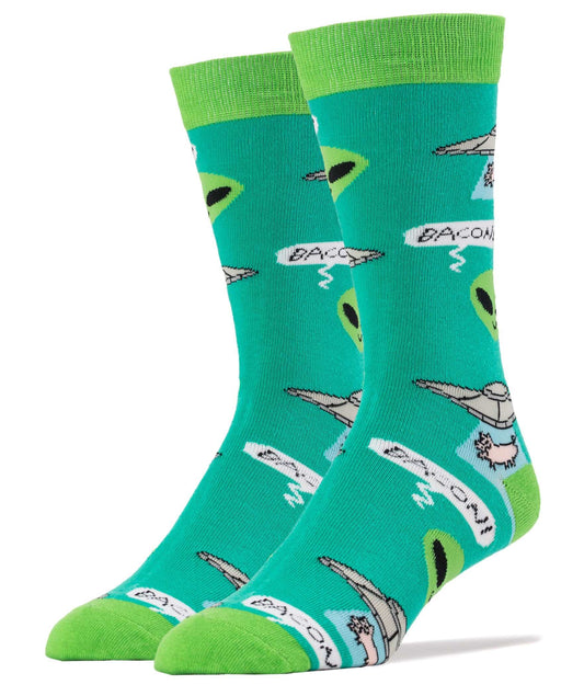 Men's  Bacon Abduction Socks