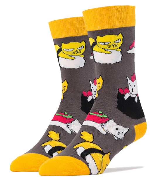 Men's  Sushi Meow Socks