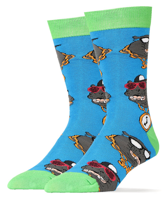 Men's  Hip Hop Potamus Socks