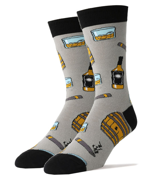 Men's  Whiskey Me Socks