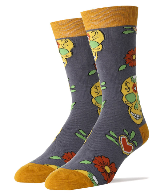 Men's  Sugar Skull Socks