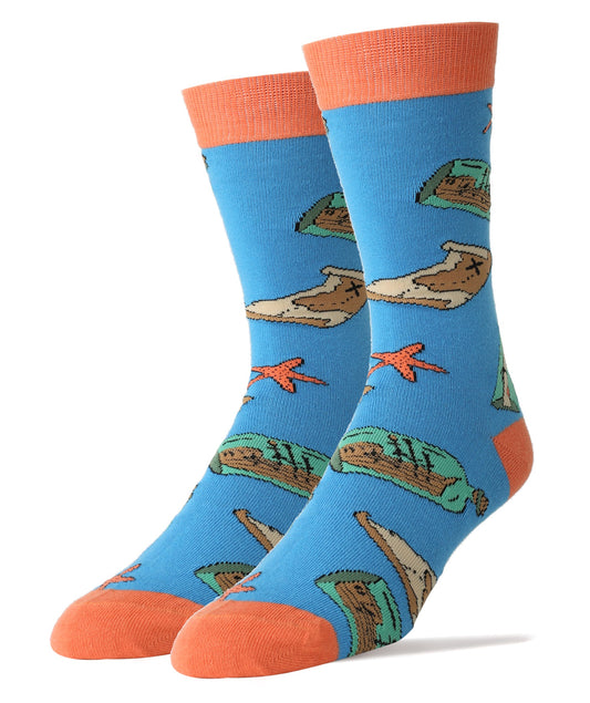 Men's  Message In A Bottle Socks