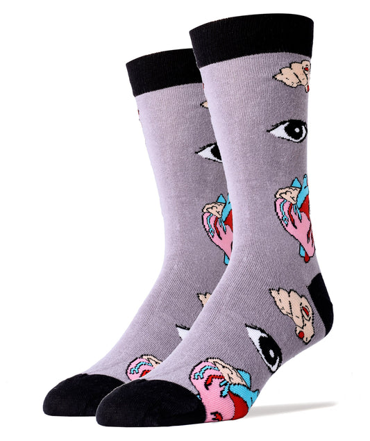 Men's  Eye Heart You Socks