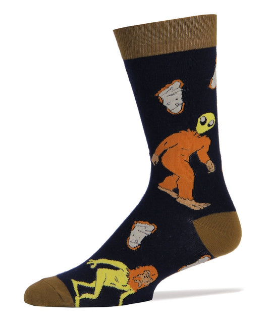 Men's  Aliens Are A foot Socks
