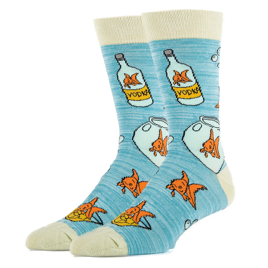 Men's  Fish In A Bowl Socks