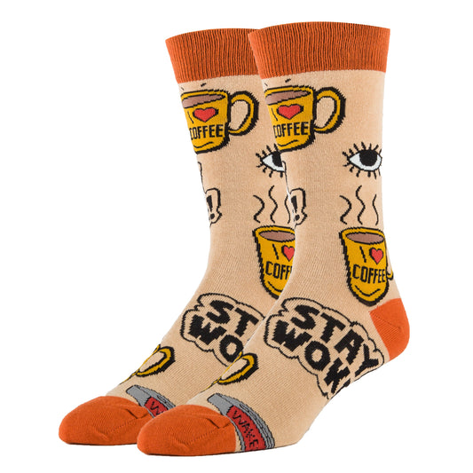 Men's  Wake Me Up Socks