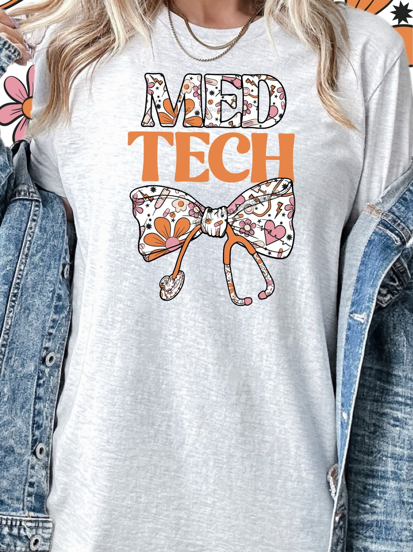 MED TECH ORANGE TEE