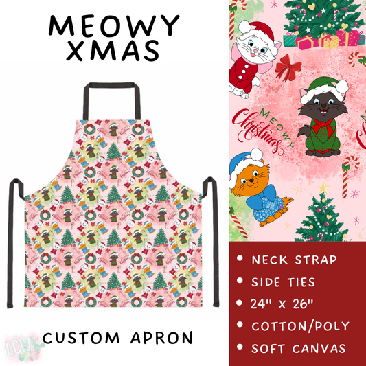 Batch #591 - Baking Spirits Bright 3 - Closes 9/28 - ETA mid/late Nov - Meowy Xmas Apron