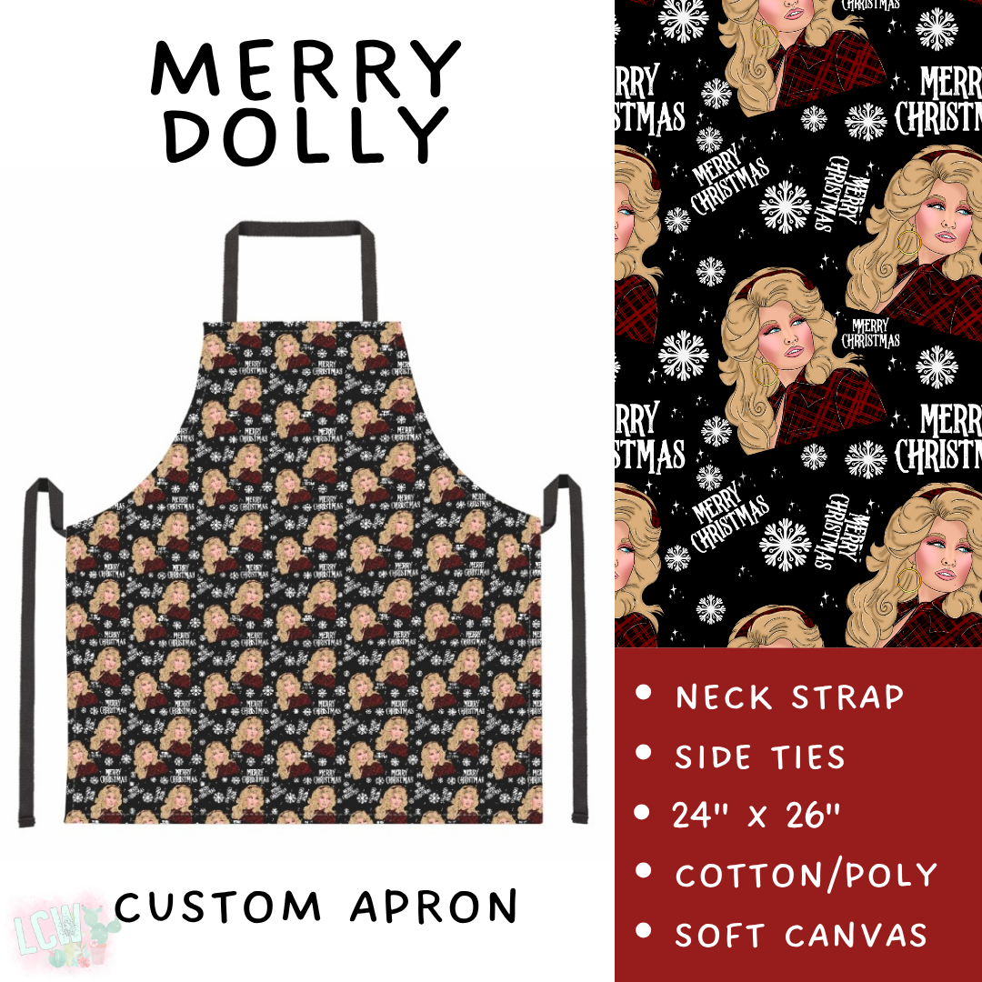 Batch #591 - Baking Spirits Bright 3 - Closes 9/28 - ETA mid/late Nov - Merry Dolly Apron