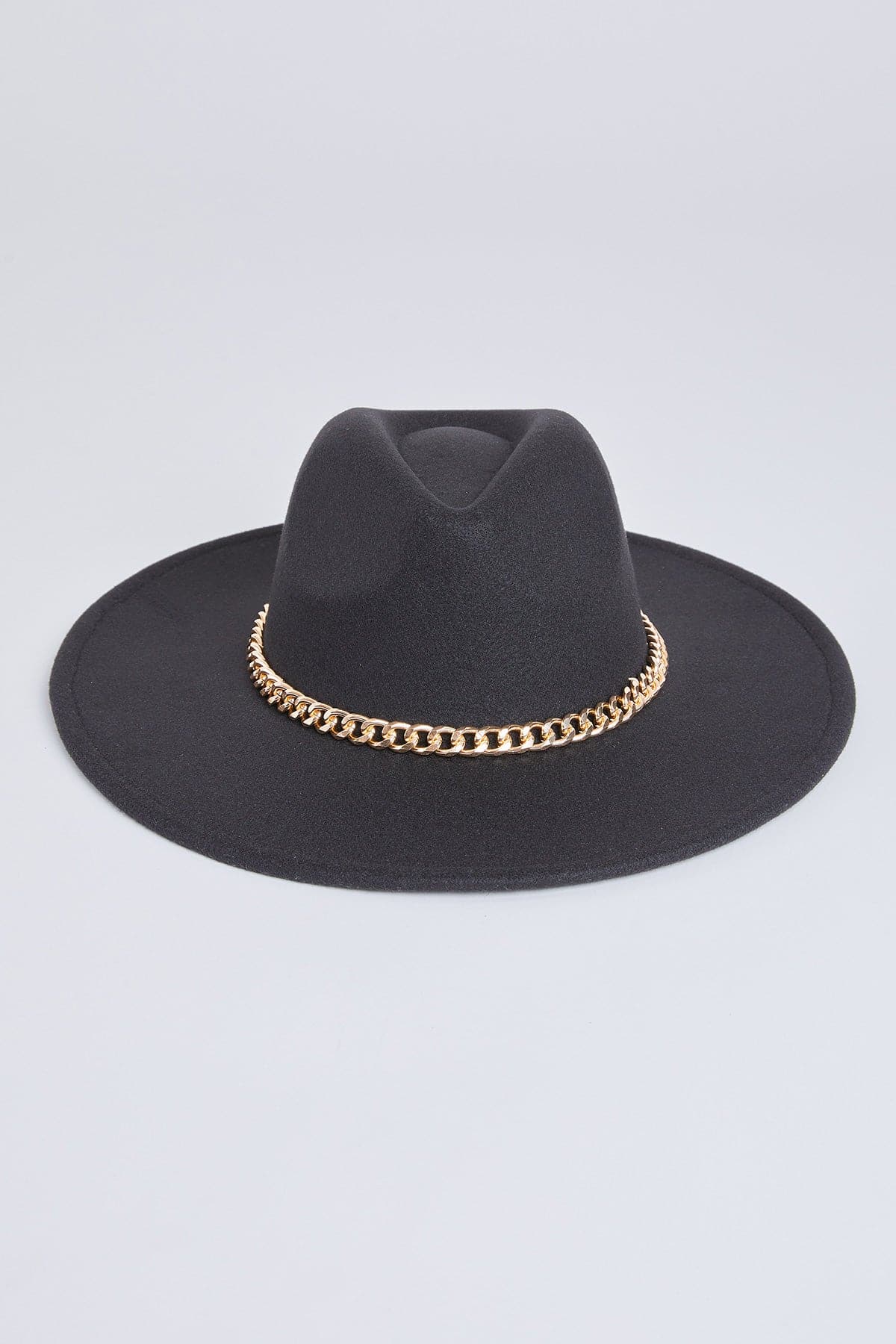 Women’s Chain Wide Brim Hat