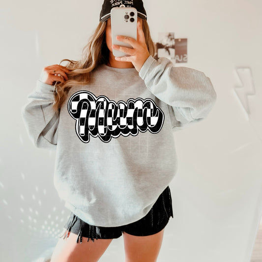 MOM CHECKERED SWEATER