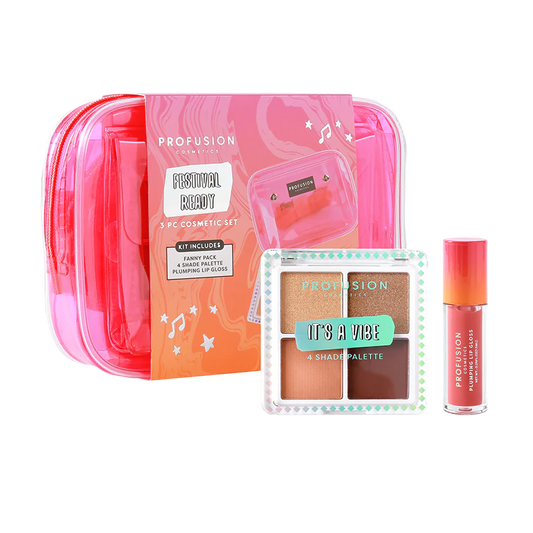 It's a Vibe | Festival Ready 3-pc Bag & Cosmetic Set