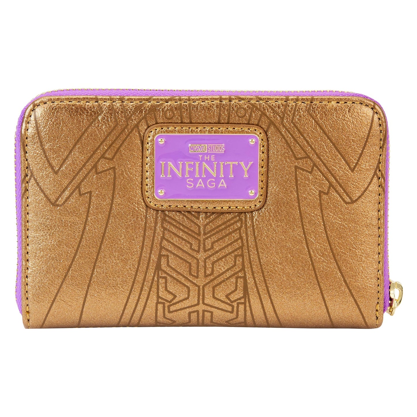 LOUNGEFLY
 MARVEL SHINE THANOS GAUNTLET ZIP AROUND WALLET