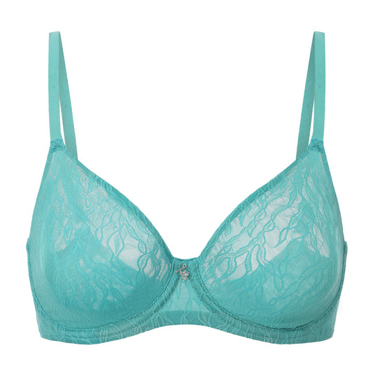 Julie Molded Lace & Mesh T-Shirt Bra