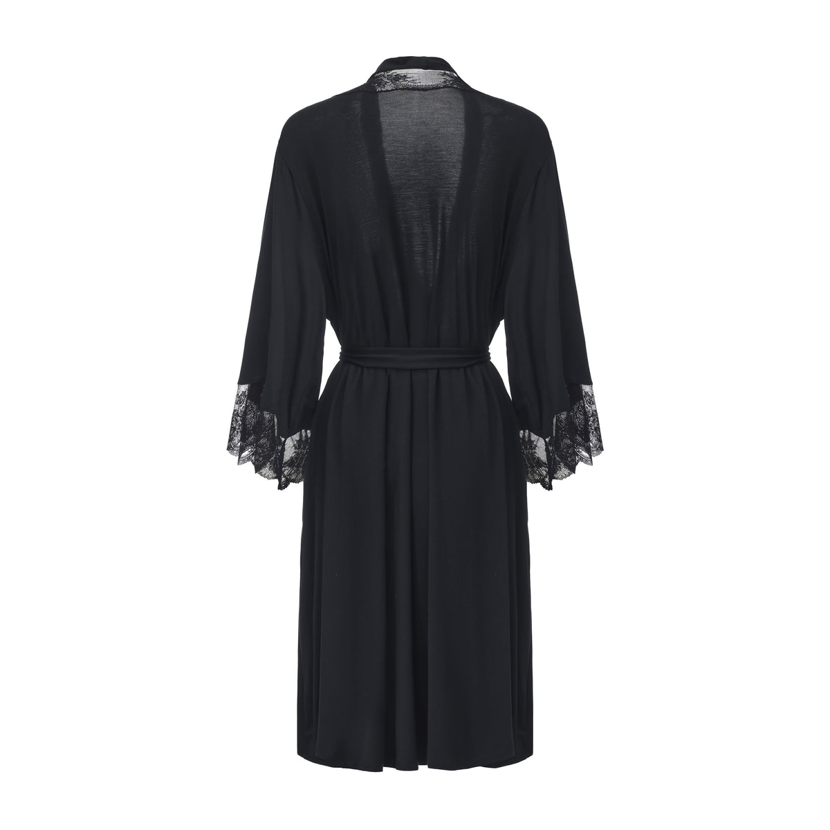 Nest LENZING TENCEL™ Modal & Lace Trim Short Robe