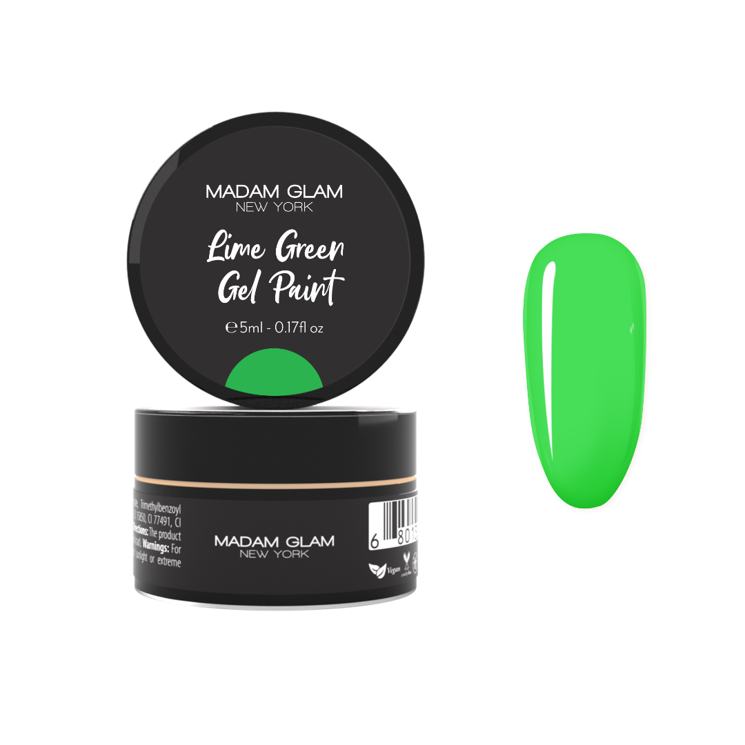 Lime Green Gel Paint