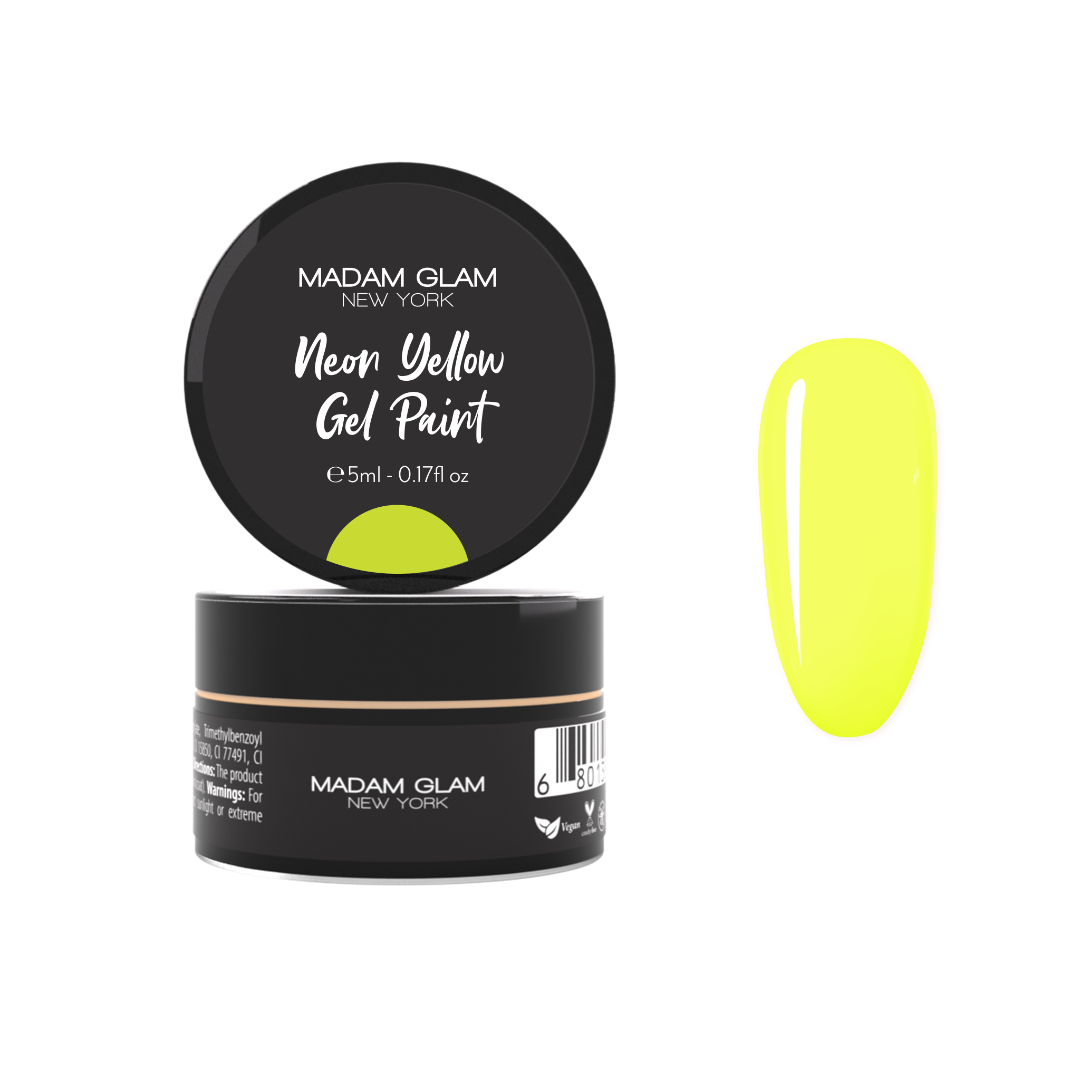 Neon Yellow Gel Paint