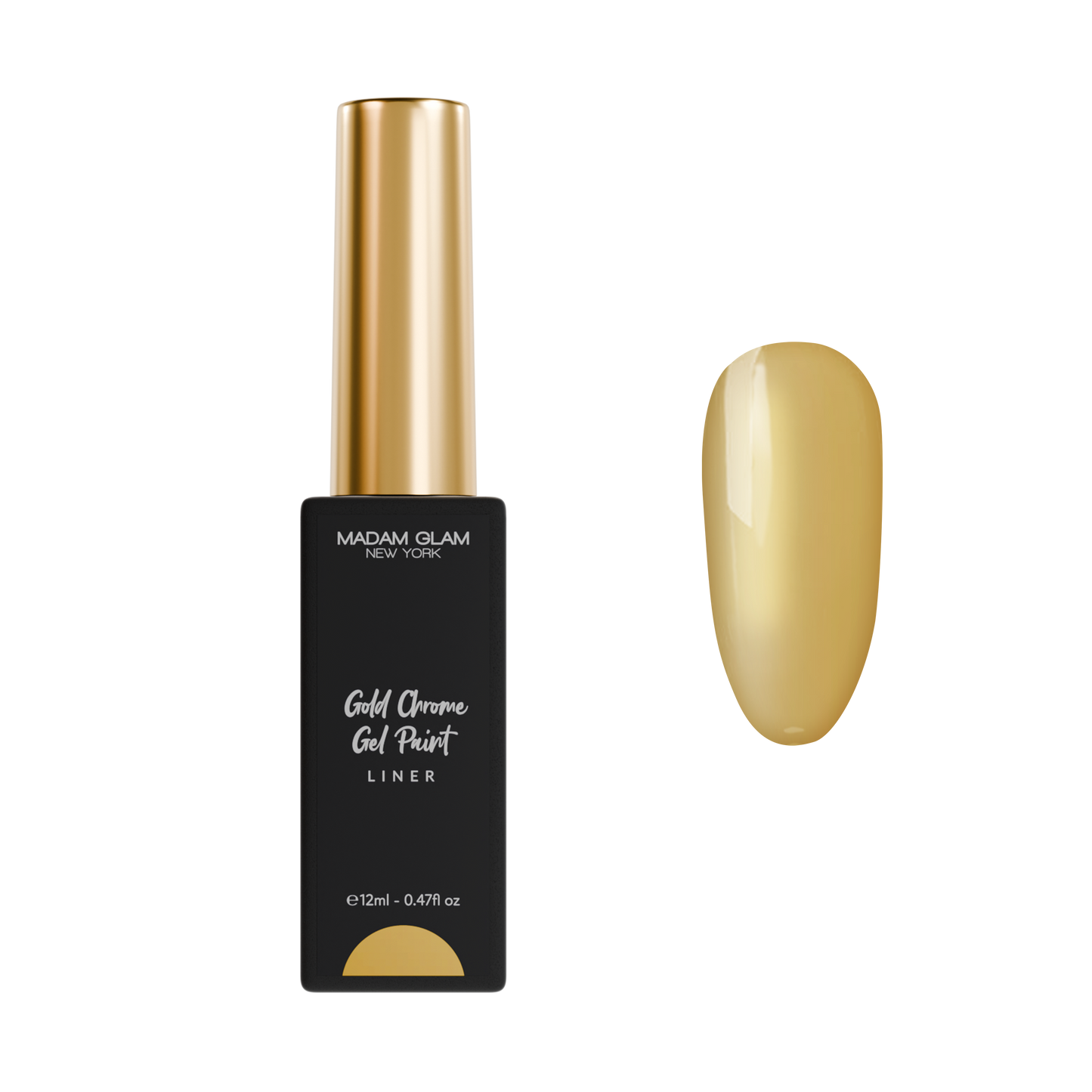 Gold Chrome Gel Paint Liner
