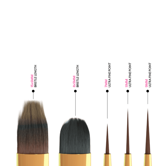 Professional Nail Art Brush Bundle