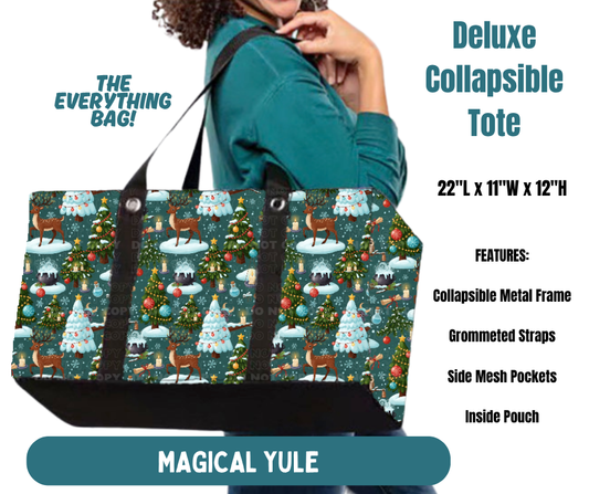 Preorder! Closes 8/13. ETA Nov. Magical Yule Collapsible Tote