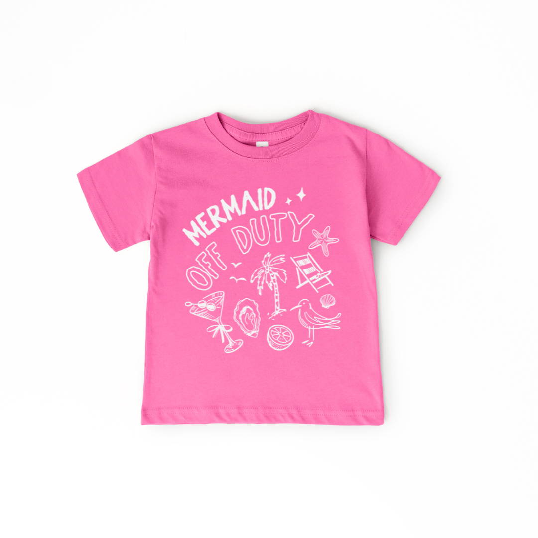 Mermaid On Duty Toddler/Youth Graphic Tee