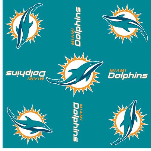 Miami Dolphins Silky Scarf