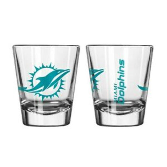 Miami Dolphins  2 Oz. Gameday Shot Glass